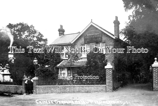 SX 2408 - Chinese Gardens Hotel, Hurstpierpoint, Sussex c1909