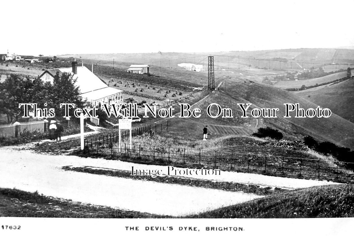 SX 2433 - The Devils Dyke, Brighton, Sussex c1911