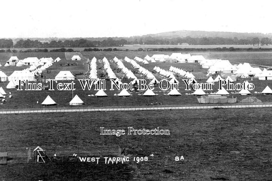 SX 2475 - West Tarring Military Camp Near Worthing, Sussex 1908