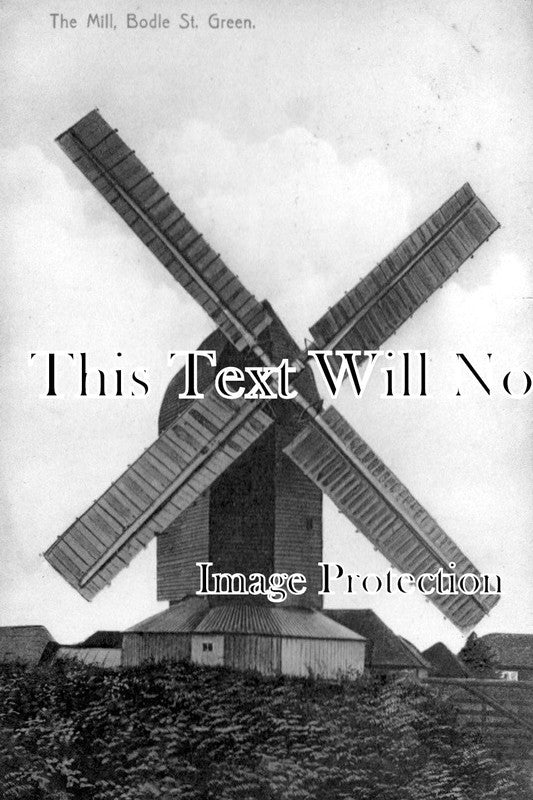SX 251 - The Mill, Bodle St Green Windmill, Herstmonceux, Sussex c1917