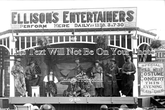 SX 2510 - Ellisons Seaside Entertainers, Brighton, Sussex c1920