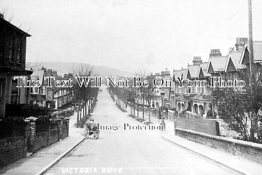 SX 2520 - Victoria Drive, Eastbourne, Sussex c1916