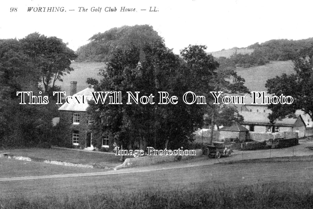 SX 2522 - The Golf Club House, Worthing, Sussex c1916