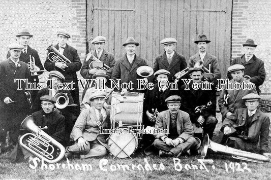 SX 2548 - Shoreham Comrades Band, Sussex 1922