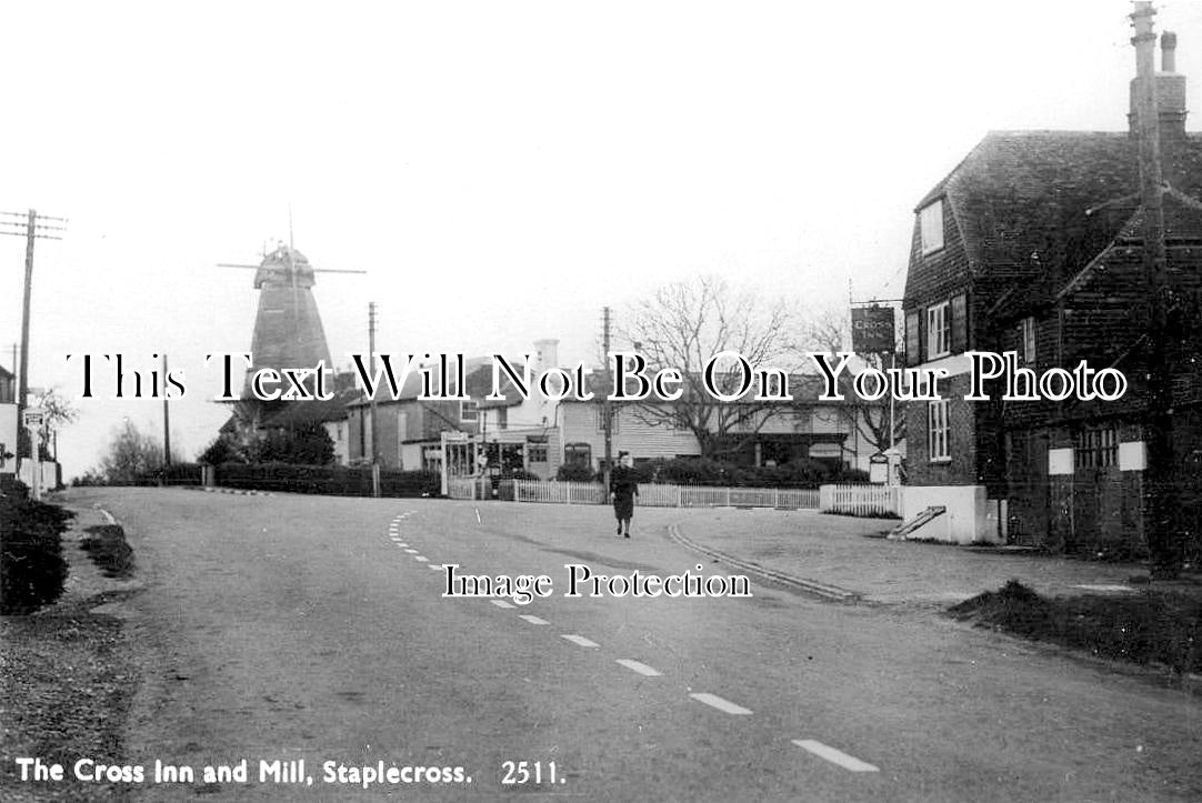 SX 2581 - The Cross Inn & Windmill, Staplecross, Sussex