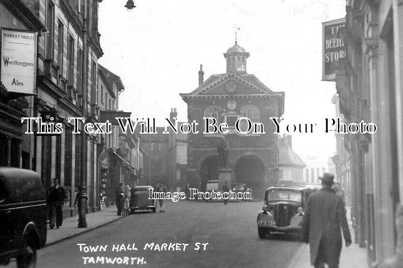 SX 2582 - Town Hall & Market Street, Tamworth, Sussex