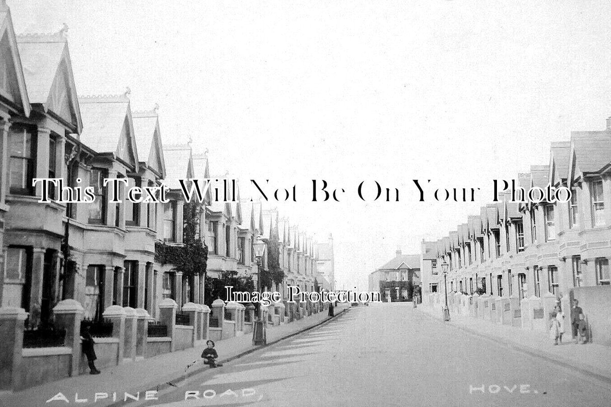 SX 2588 - Alpine Road, Hove, Brighton, Sussex c1914