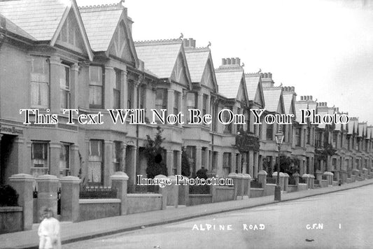 SX 2589 - Alpine Road, Hove, Brighton, Sussex c1914
