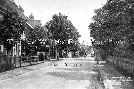 SX 2596 - Burgess Hill, Church Road, Sussex c1932