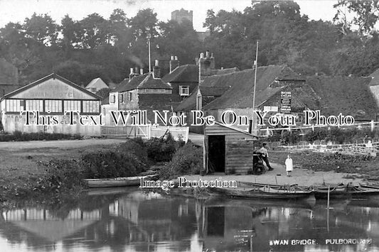 SX 263 - Swan Bridge, Pulborough, Sussex c1911
