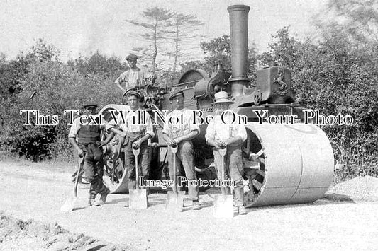 SX 2637 - Aveling & Porter Steam Roller, Hampden Park, Sussex c1912