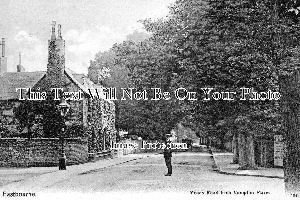 SX 267 - Meads Road From Compton Place, Eastbourne, Sussex