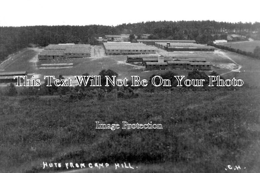 SX 2679 - Huts From Camp Hill, Crowborough Camp, Sussex