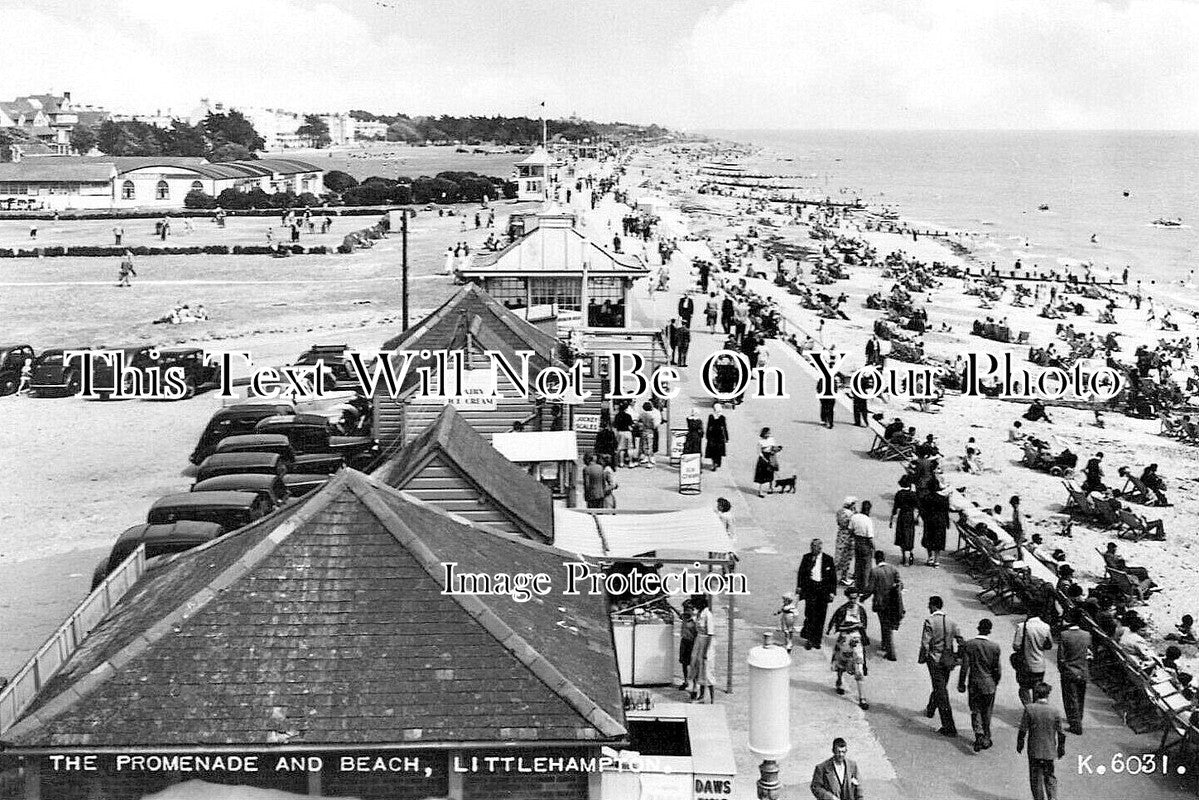 SX 2701 - The Promenade & Beach, Littlehampton, Sussex
