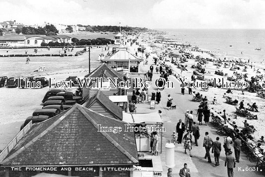 SX 2701 - The Promenade & Beach, Littlehampton, Sussex