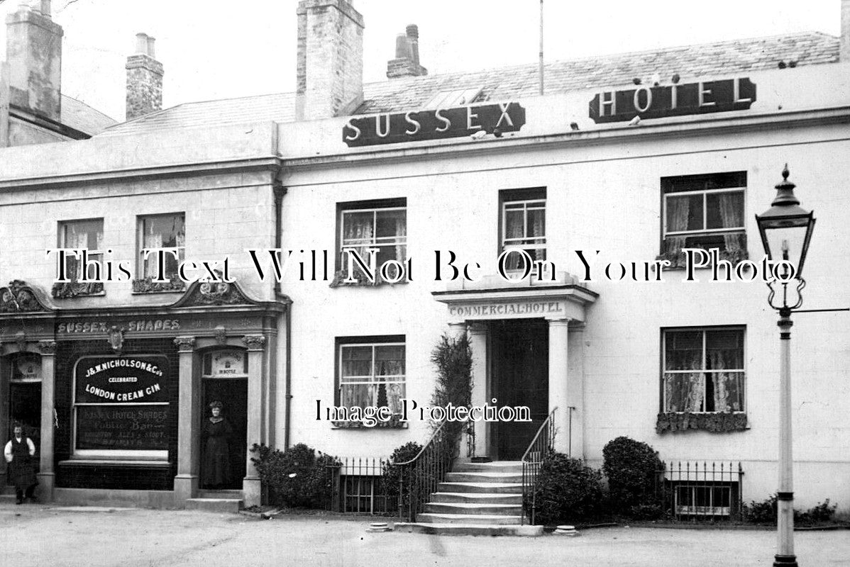 SX 2716 - Commercial Hotel, Sussex c1908