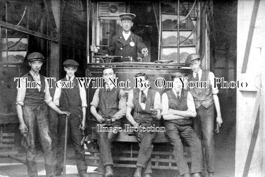SX 2728 - Hastings Tram Depot, Sussex c1918