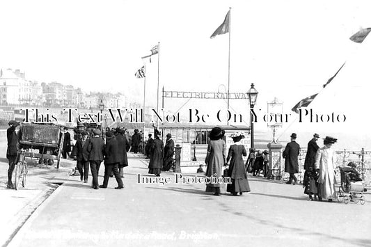 SX 2734 - Electric Railway, Madeira Road, Brighton, Sussex c1910