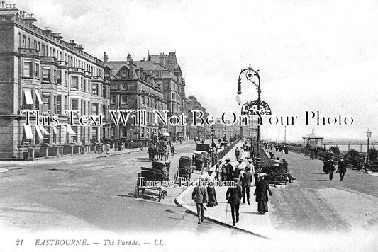 SX 2738 - The Parade, Eastbourne, Sussex c1910