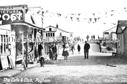 SX 2741 - Cafe & Club, Pagham, Sussex c1948