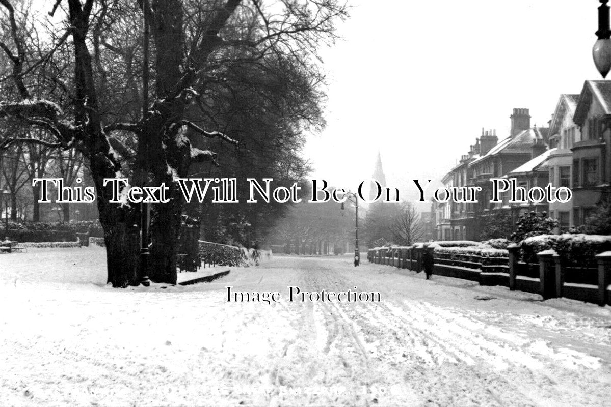 SX 2753 - Eastbourne After the Great Blizzard, Sussex 1908