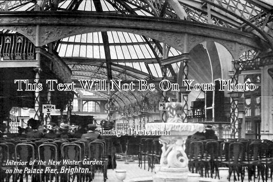 SX 2766 - The New Winter Garden, Palace Pier, Brighton, Sussex 1913
