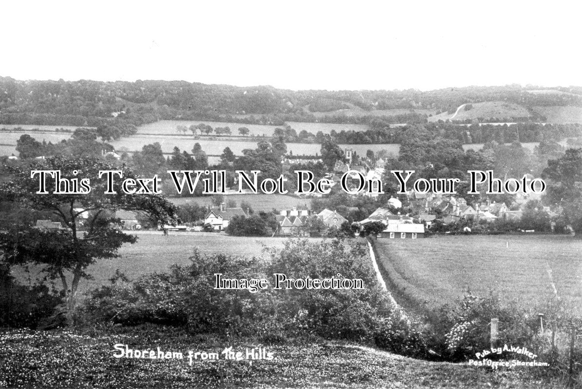 SX 2831 - Shoreham From The Hills, Sussex