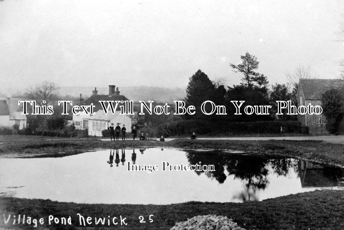 SX 289 - Village Pond, Newick, Sussex c1910