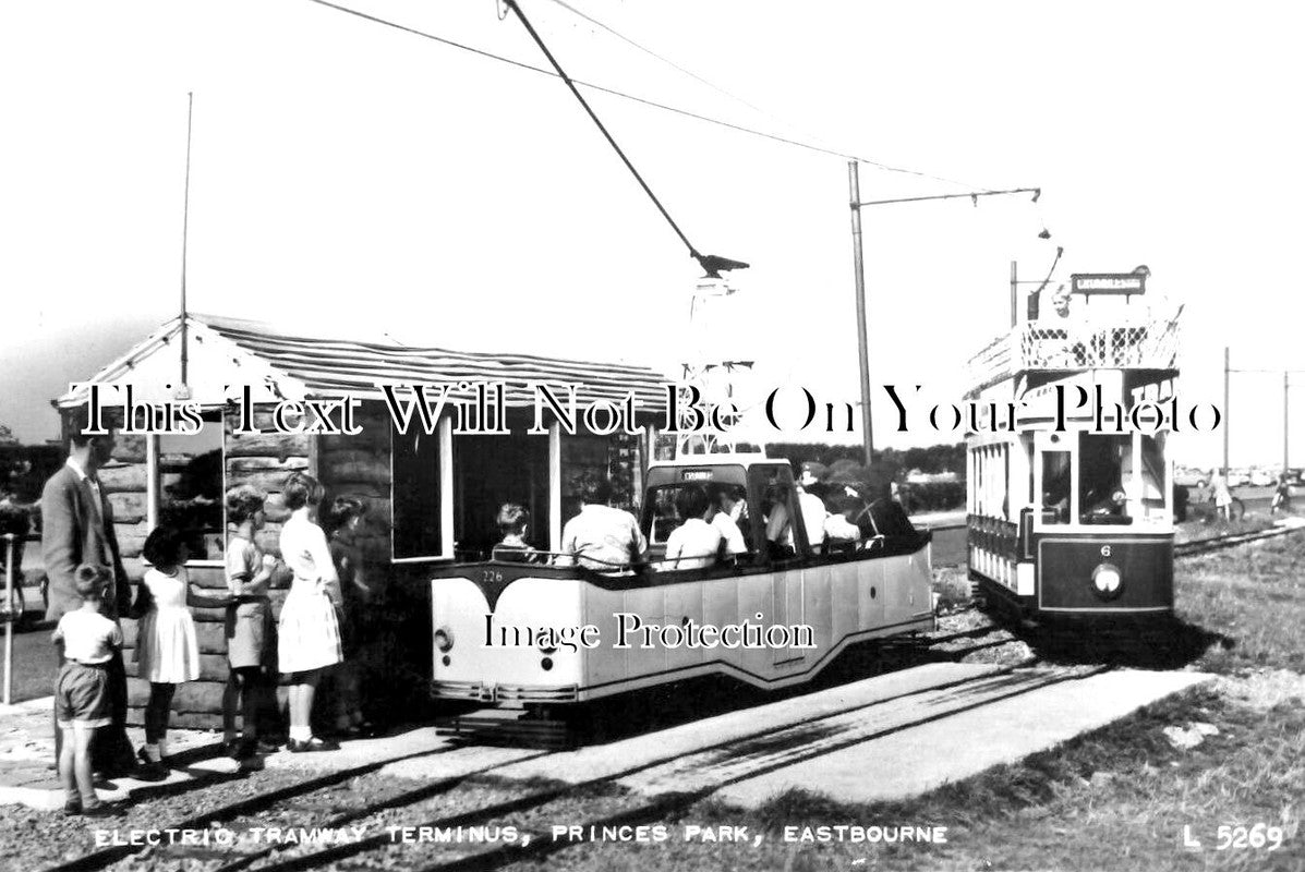 SX 2894 - Electric Tramway Terminus, Princes Park, Eastbourne, Sussex