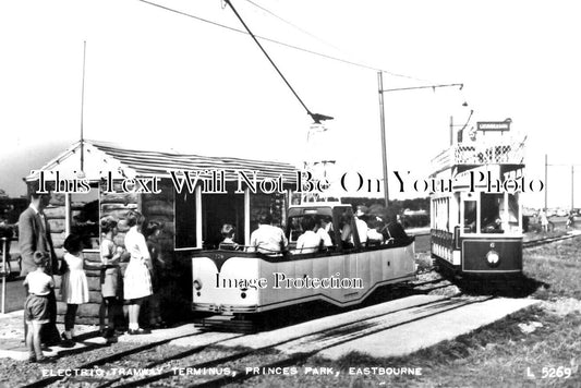 SX 2894 - Electric Tramway Terminus, Princes Park, Eastbourne, Sussex