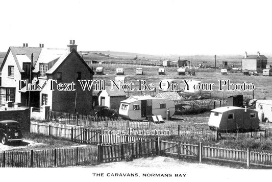 SX 2936 - The Caravans, Normans Bay, Sussex