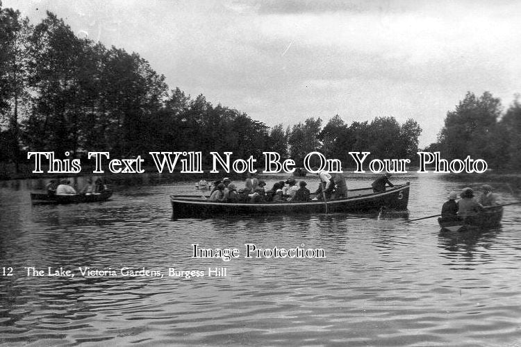 SX 295 - The Lake, Victoria Gardens, Burgess Hill, Sussex c1926