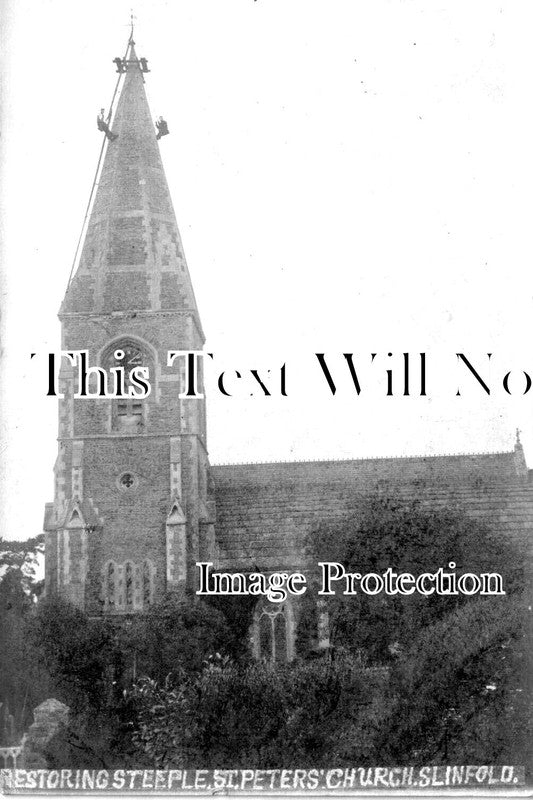 SX 2964 - Restoring Steeple, St Peters Church, Slinfold, Sussex