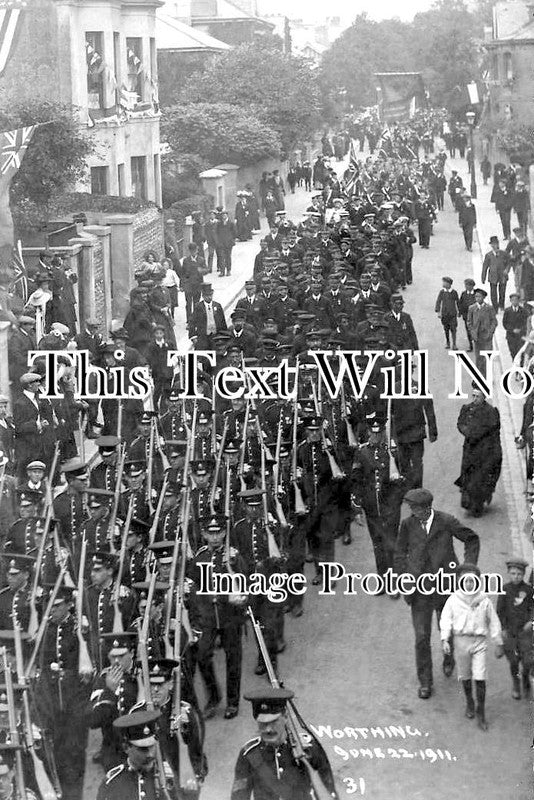 SX 2987 - King George Vs Coronation Celebrations, Worthing 1911