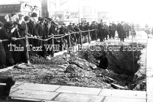 SX 3040 - Damaged Parade At Hastings, Sussex 1914