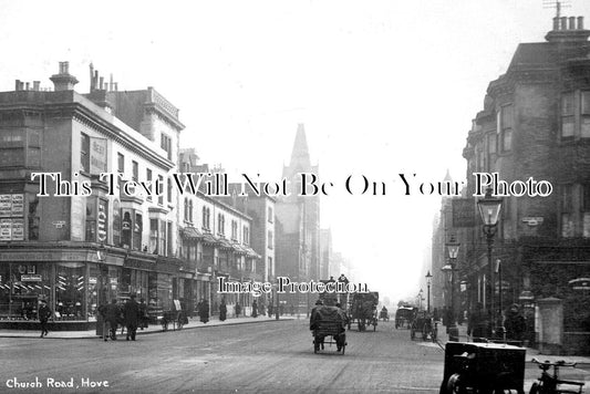 SX 3057 - Church Road, Hove, Sussex 1913