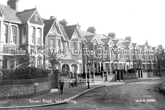 SX 3071 - Tower Road, Worthing, Sussex c1919