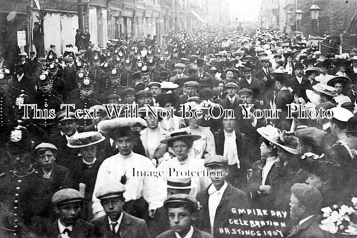 SX 3079 - Empire Day Celebrations, Hastings, Sussex 1907