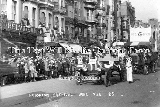 SX 3116 - Brighton Carnival, Sussex 1922