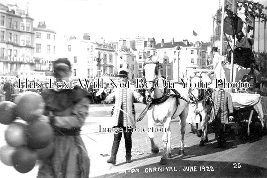 SX 3117 - Brighton Carnival, Sussex 1922