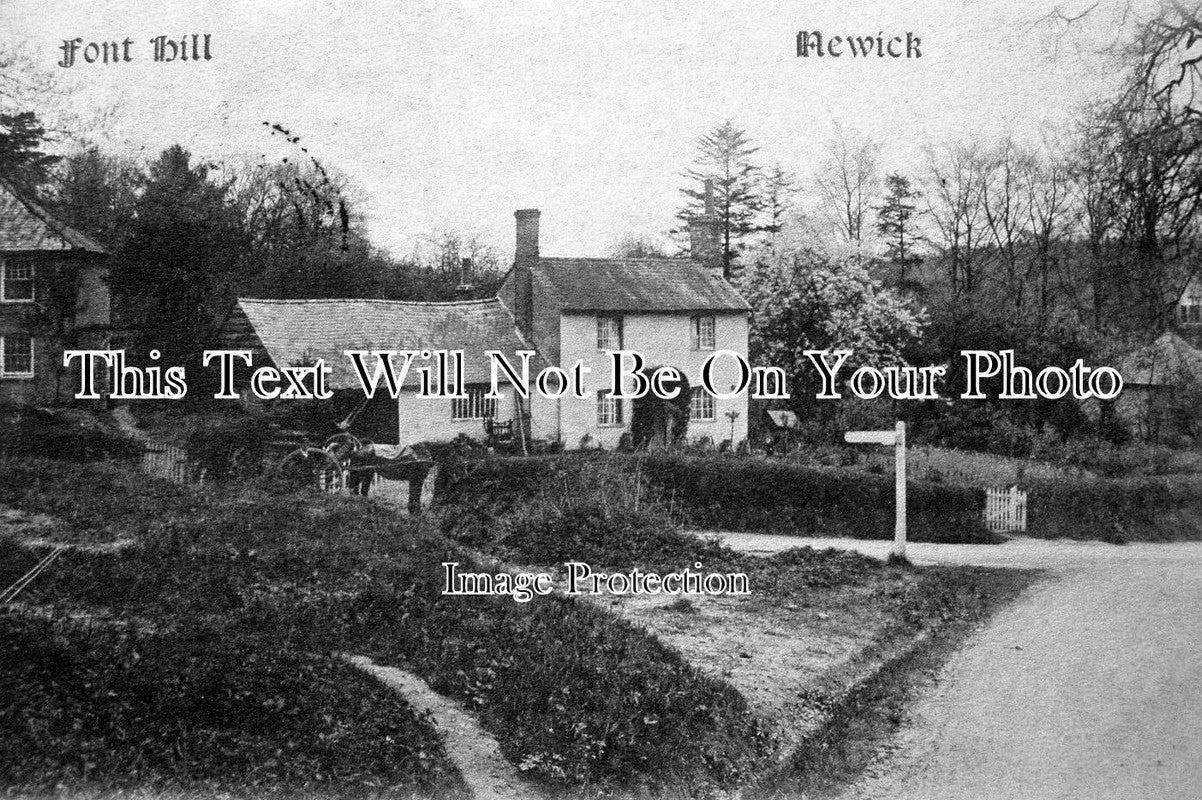SX 315 - Font Hill, Newick, Sussex c1907