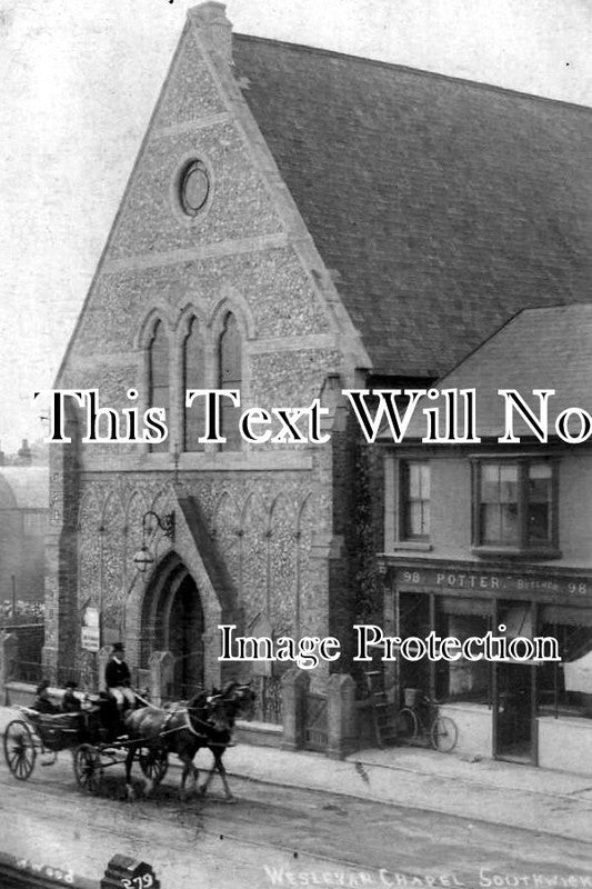 SX 320 - Southwick Wesleyan Chapel, Sussex c1904