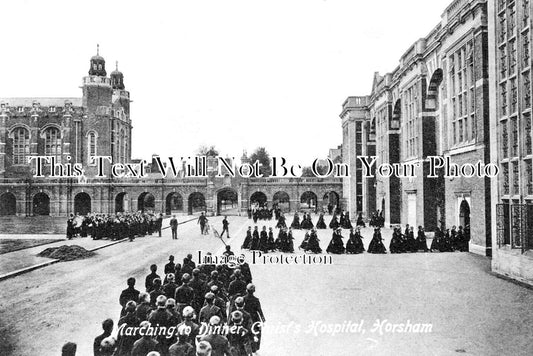 SX 3202 - Pupils At Christs Hospital School, Horsham, Sussex c1910