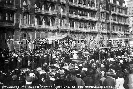 SX 3205 - Vanderbilt Coach, Metropole, Brighton, Sussex 1908