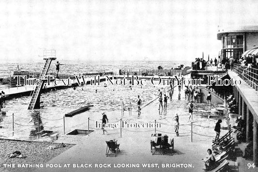 SX 3242 - Bathing Pool At Black Rock, Brighton, Sussex