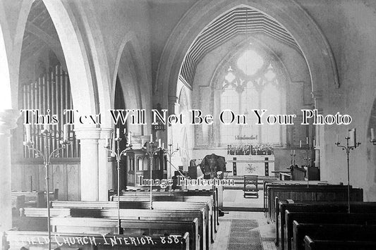 SX 3246 - Isfield Church Interior, Sussex