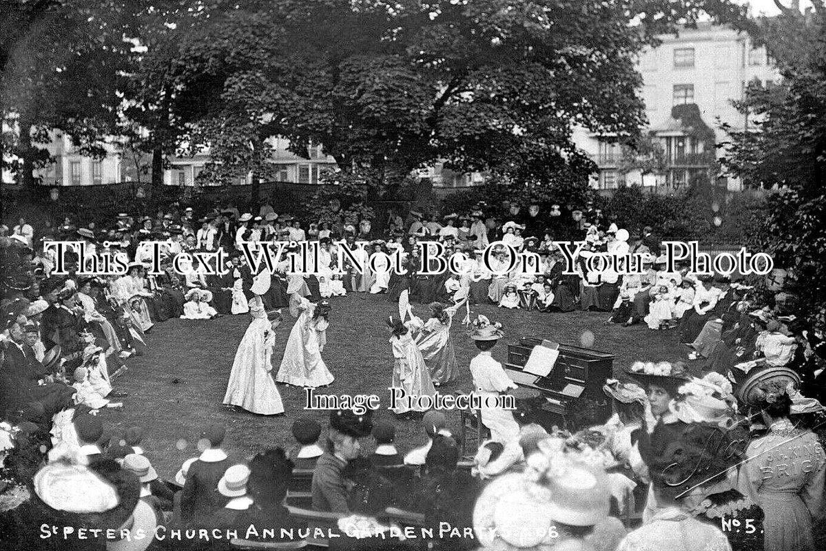 SX 3251 - St Peters Church Annual Garden Party, Sussex 1906