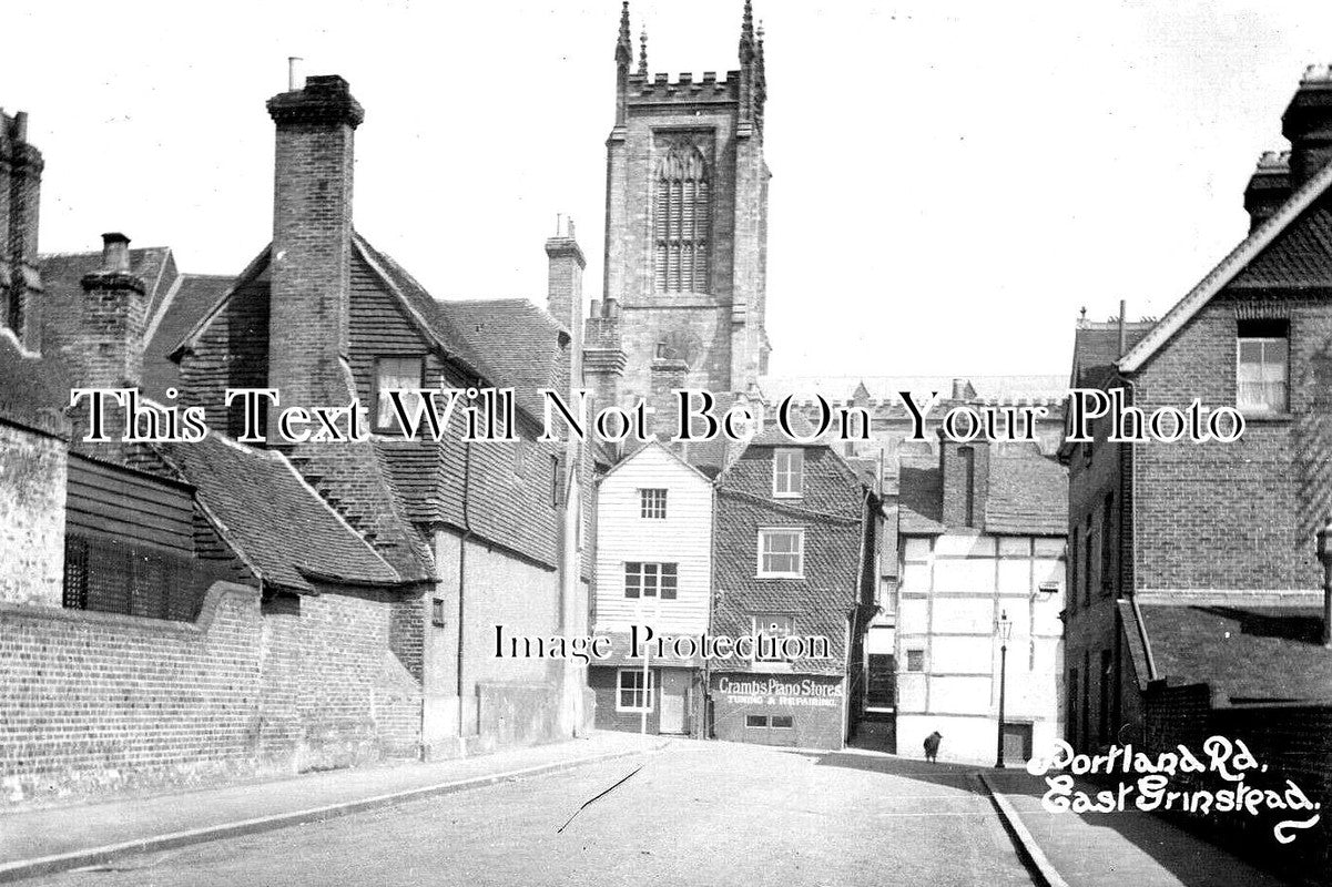 SX 3275 - Portland Road, East Grinstead, Sussex c1912