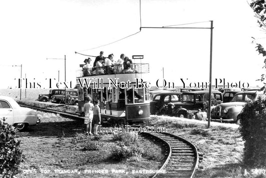 SX 3280 - Open Top Tramcar, Princes Park, Eastbourne, Sussex