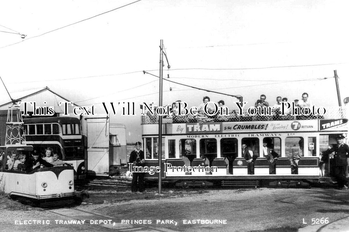 SX 3281 - Electric Tramway Depot, Princes Park, Eastbourne, Sussex